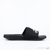 Adidas Adilette Comfort Slides Black White - Photo 3