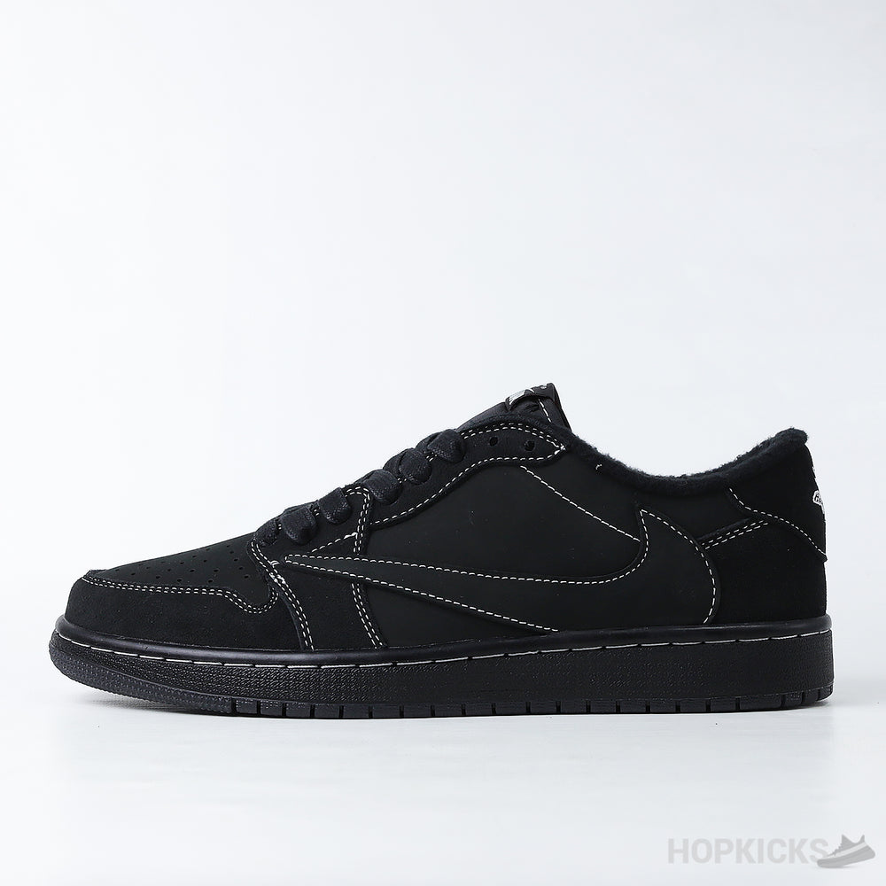 Travis Scott x Air Jordan 1 Low OG SP Black Phantom (Dot Perfect)