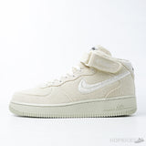 Stussy x Nike Air Force 1 Mid Fossil (Dot Perfect) - Photo 1