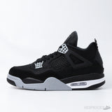 Air Jordan 4 'Black Canvas' (Dot Perfect) - Photo 1
