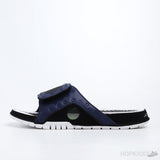 Air Jordan Hydro 13 Retro Midnight Navy Blue Black Slides - Photo 1