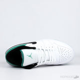 Air Jordan 1 Low White Lucky Green Black (Premium Batch) - Photo 4