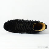 CL Black Suede Multi Level Spiked High Top - Photo 6