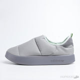 Adidas Puffylette Charcoal Solid Grey Linen Green Magic Lime (Dot Perfect) - Photo 1