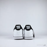 Nike Air Force 1 Low '07 White Black Pebbled Leather - Photo 8