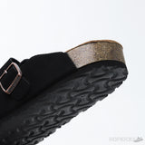 Birkenstock Boston Black Footbed (Dot Perfect) - Photo 7