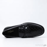 LV Major Loafer Black Embossed Pattern (Dot Perfect) - Photo 4