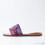 LV Monogram Gradient Pink Purple Slippers (Premium Batch) - Photo 1