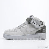Air Force 1 Mid X Reigning Champ White Grey Black - Photo 1