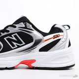New Balance 530v2 White Black Red - Photo 5