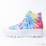 Converse Lugged Hi Tie Dye White - Photo 1