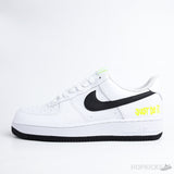 Nike Air Force 1 Low Just Do It White Volt (Dot Perfect) - Photo 1