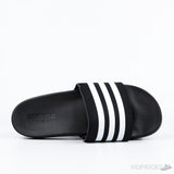 Adidas Adilette Comfort Slides Core Black Cloud White - Photo 4
