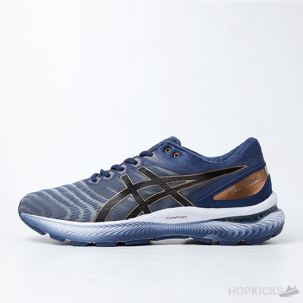 ASICS Gel Nimbus 22 Blue Black (Premium Batch)