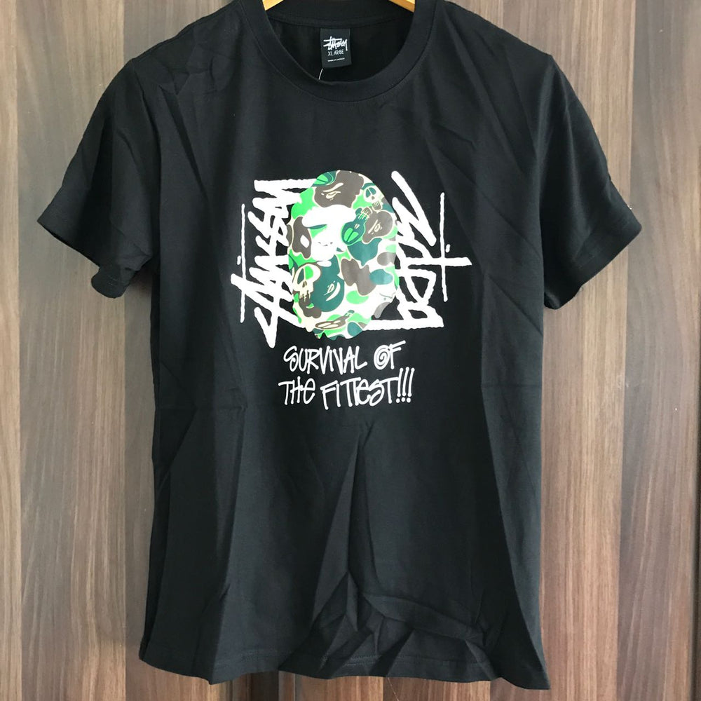 Bape Stussy Black