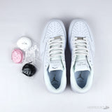 Travis Scott x Air Jordan 1 Low "White Party" (Dot Perfect) - Photo 11