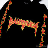 Balenciaga Metal Logo Oversized Hoodie (Dot Perfect) - Photo 9