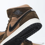 Air Jordan 1 Mid SE Dark Chocolate (Dot Perfect) - Photo 13