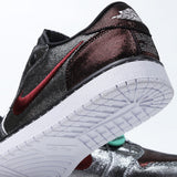 Air Jordan 1 Low Slip Shiny Black Red (Premium Plus Batch) - Photo 10