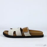 Hermes Chypre Sandal Beige Brown - Photo 1