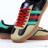 Adidas x G.U.C.C.I Gazelle Black Green Red - Photo 10