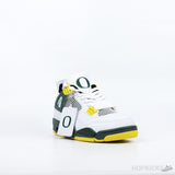 Air Jordan 4 Retro Oregon Ducks Duckman White (Premium Plus Batch) - Photo 4