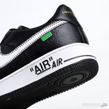 LV x Air Force 1 Low Trainer Sneaker Black White - Photo 12