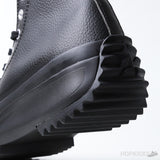 Converse Run Star Hike Hi Triple Black Leather - Photo 13