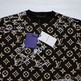 LV Monogram Embroidered Wool Crewneck (Dot Perfect) - Photo 9