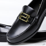 Versace Black Leather Metal Logo (Dot Perfect) - Photo 12