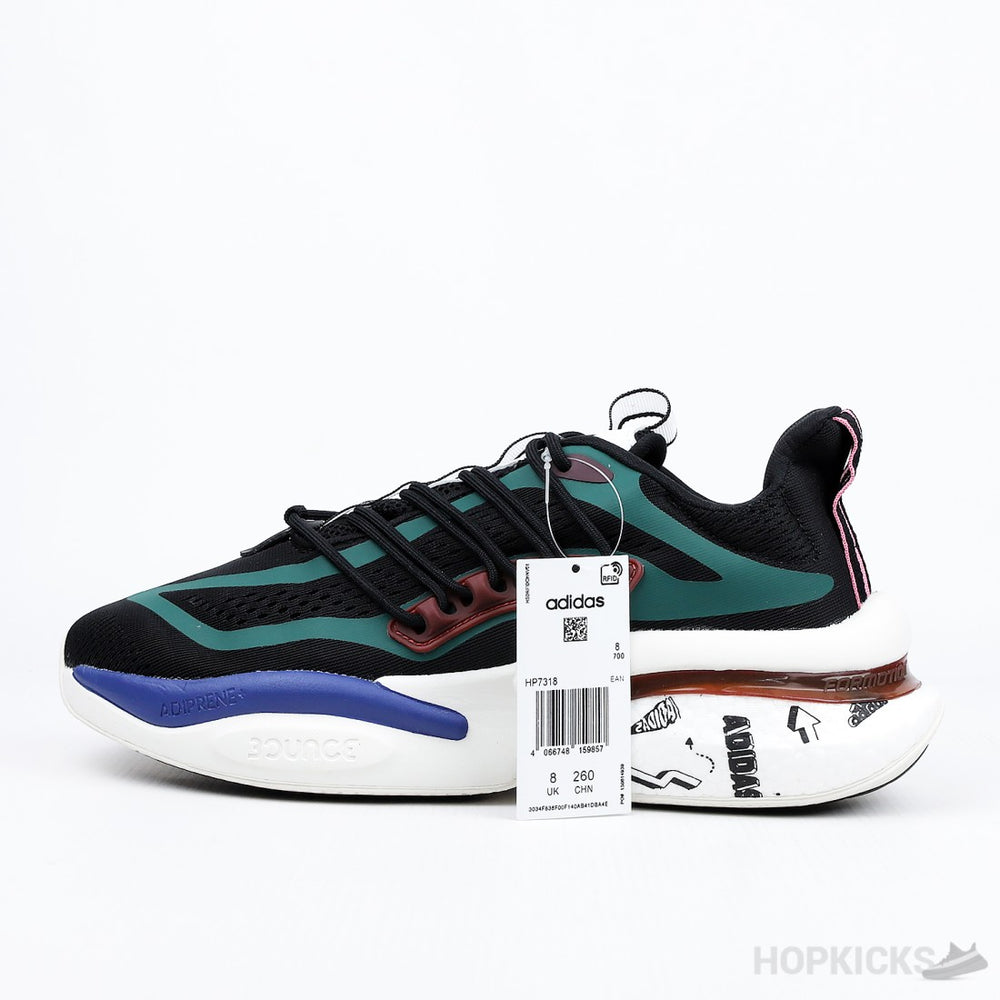Adidas Alphaboost V1 Black Green (Premium Batch)