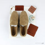 LoroPiana Summer Walk Loafers Suede Beige - Photo 9