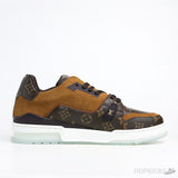 LV Trainer Suede Brown (Transparent Sole) - Photo 5