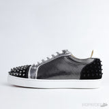 CL Lou Spikes Low Sneakers White Black - Photo 1