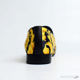 Versace Barocco Print Silk Slippers - Photo 4