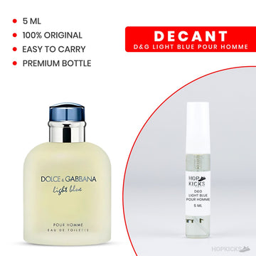 D&G Light Blue Pour Homme | Original Decant