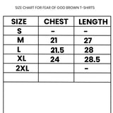 Fear Of God Essentials Brown T-Shirt - Photo 5