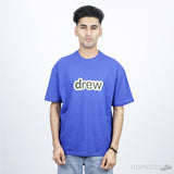 Drew Logo Blue T-Shirt (Economy Batch) - Photo 1