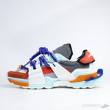 D&GG Mixed-Material Space Multicolour Sneakers (Dot Perfect) - Photo 1