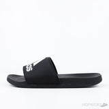 Adidas Adilette Comfort Slides Black White - Photo 1