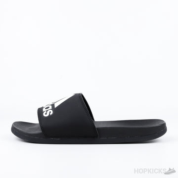 Adidas Adilette Comfort Slides Black White