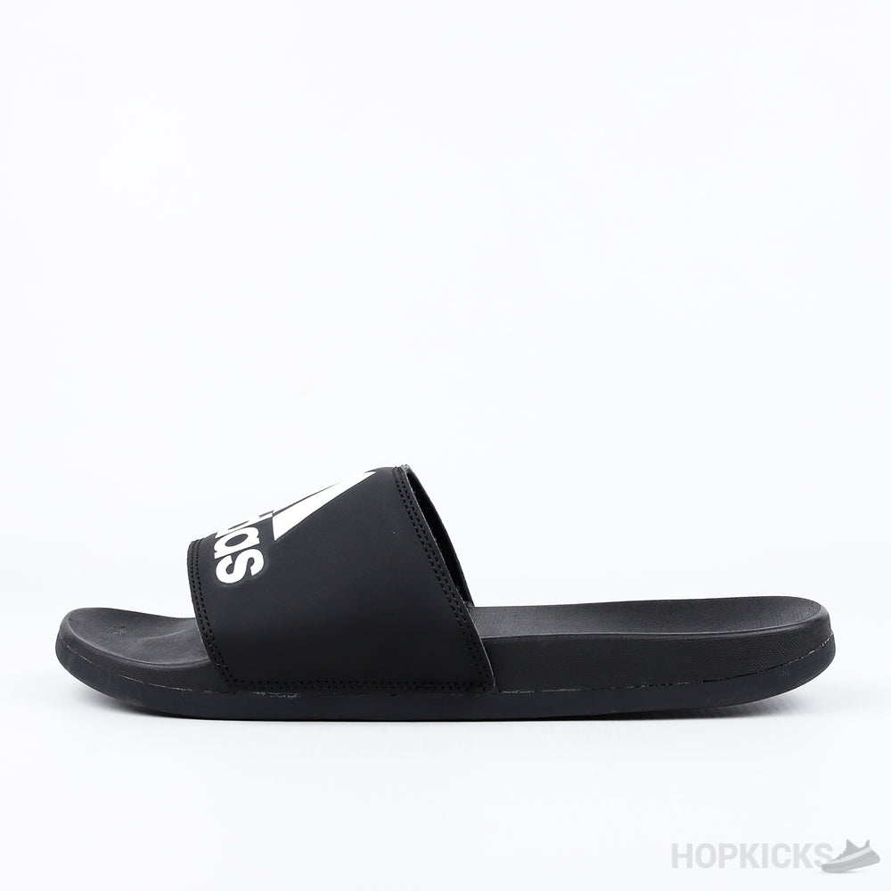 Adidas Adilette Comfort Slides Black White