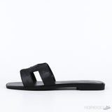 Hermes Oran Sandals Black (Premium Batch) - Photo 1