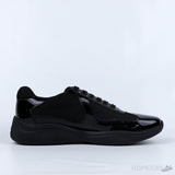 Prada Patent Leather Black Sneakers (Premium Plus Batch) - Photo 3