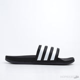 Adilette Core Black White Stripes Slides - Photo 4