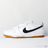 SB Dunk Low Orange Label White Black - Photo 1