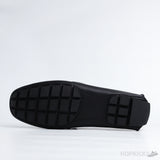 LV Black Monte Carlo Moccasin Driving Loafer - Photo 5