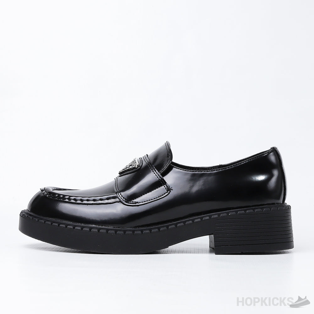 Prada 35mm Loafer Black Brushed Leather (Premium Plus Batch) (Slight Defect)