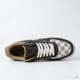Virgil Abloh's LV x Nike Air Force 1 Brown Damier Pattern (Premium Plus Batch) - Photo 4