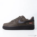 Nike Air Force 1 Low Supreme Baroque Brown (Dot Perfect) - Photo 1